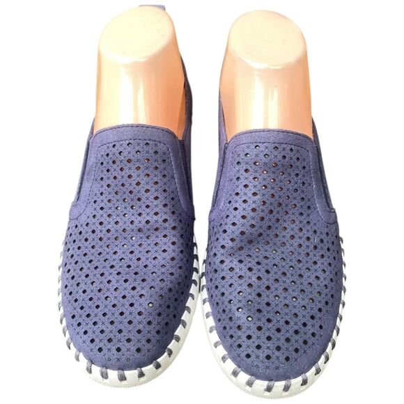 PATRIZIA Women's Surfie Navy Suede Cut Outs Slip-On Shoes EU 39 US 8.5 - Picture 13 of 14